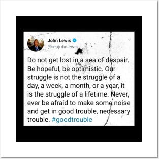 good trouble timeline - john lewis Posters and Art